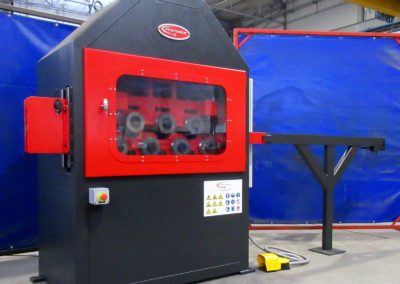 Wire straightening machines for cut test